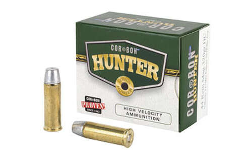 Ammunition Corbon Ammo Hunting 44Magnum CORBON 44MAG 320GR HUNT HC 20/500 • Model: Hunting